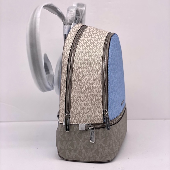 Michael Kors Light Blue and Grey Backpack main image 9